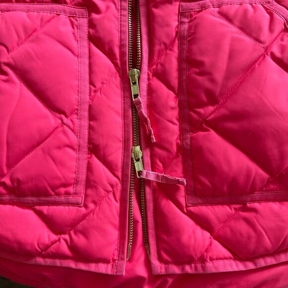 J. Crew Quilted Down Excursion Vest Puffer Lightweight Bohemian Red Women's XS - Picture 5 of 13